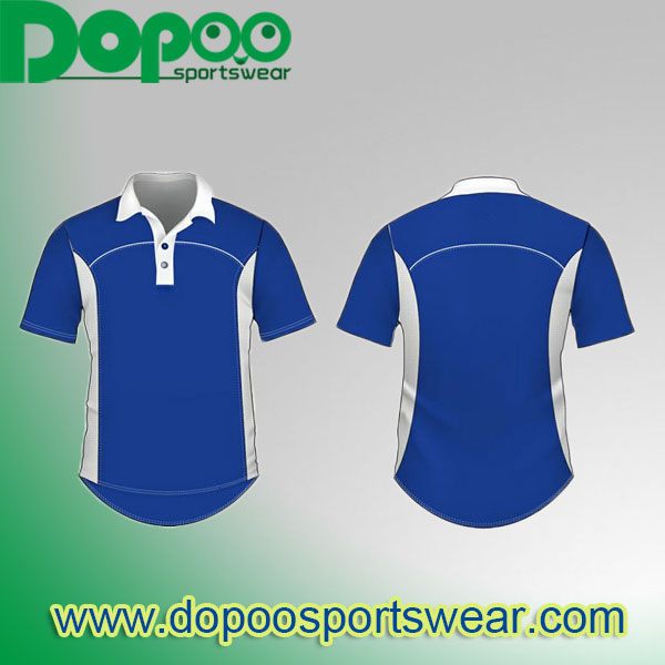 Cricket Jersey design Blue and white Pattern in 2023